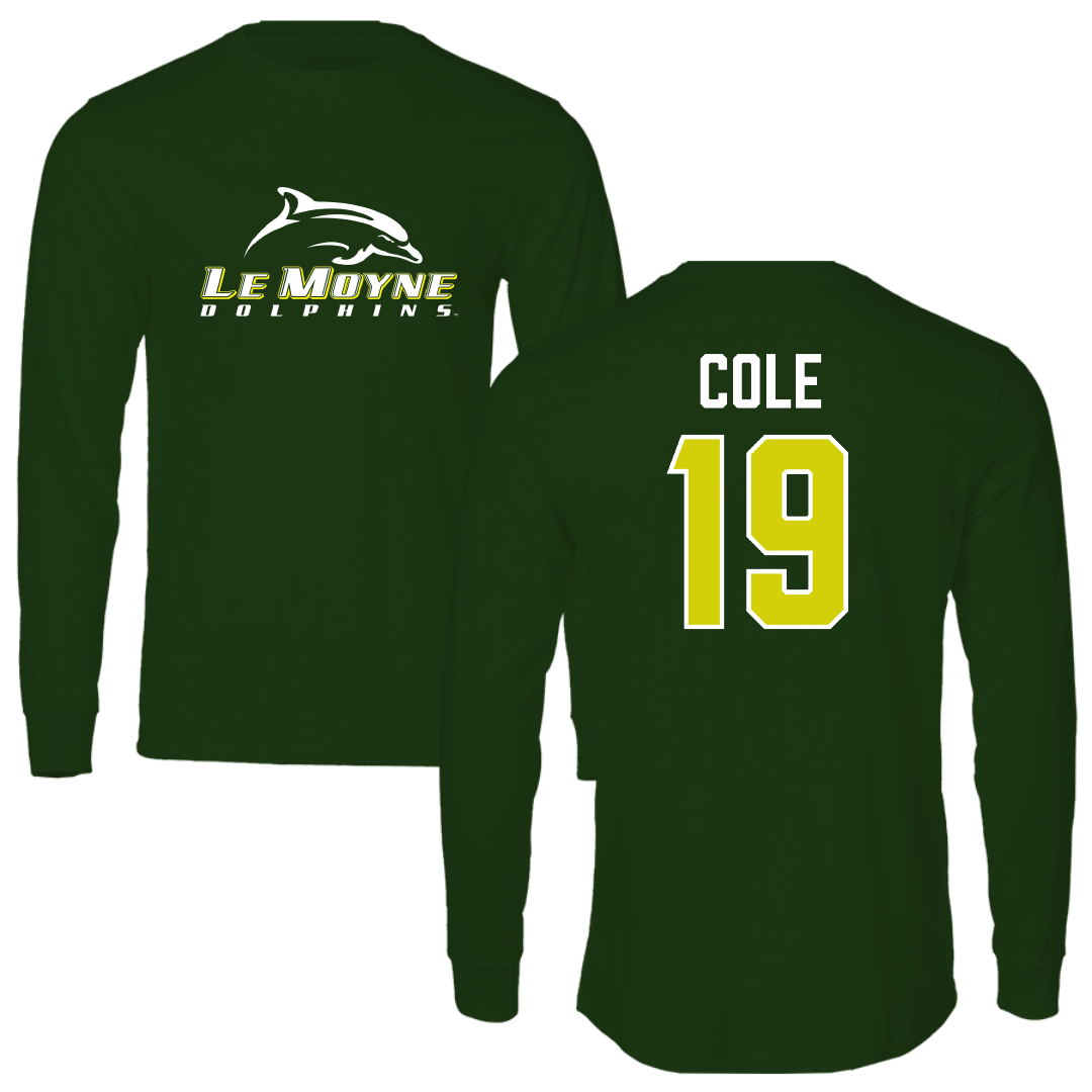 Le Moyne College Lacrosse (W) Forest Green Long Sleeve - #19 Allison Cole