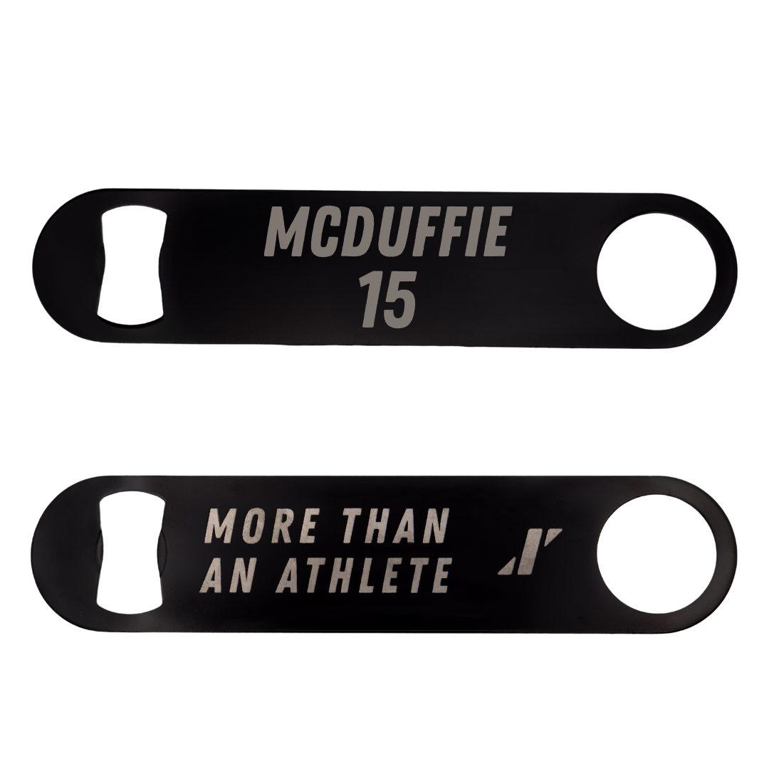 Catawba College Basketball Black Bottle Opener - #15 Zion McDuffie