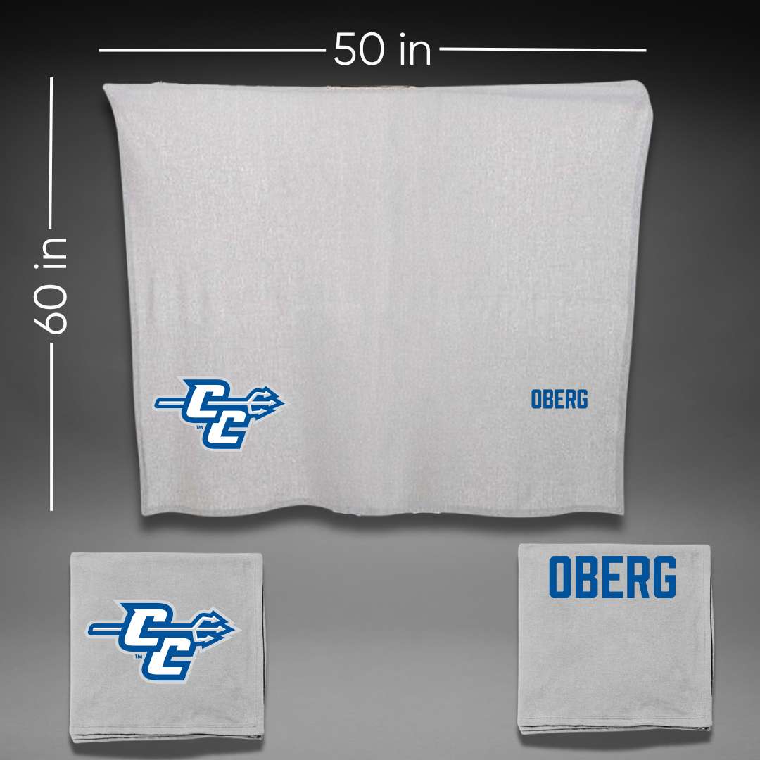 Central Connecticut State University TF and XC Gray Blanket - Alis Oberg