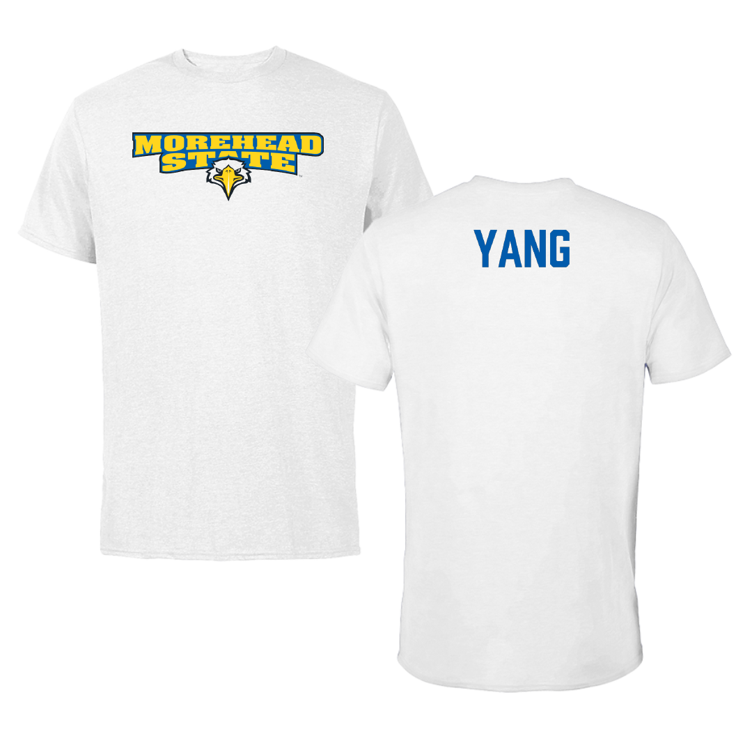 Morehead State University Cheer White Performance Tee - Kalen Yang