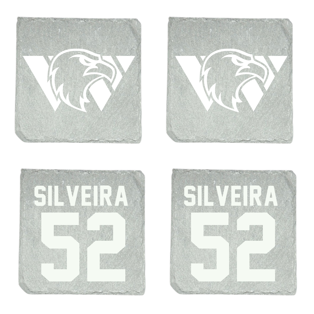 Williams Baptist University Soccer Stone Coaster (4 Pack)  - #52 Bruno Silveira