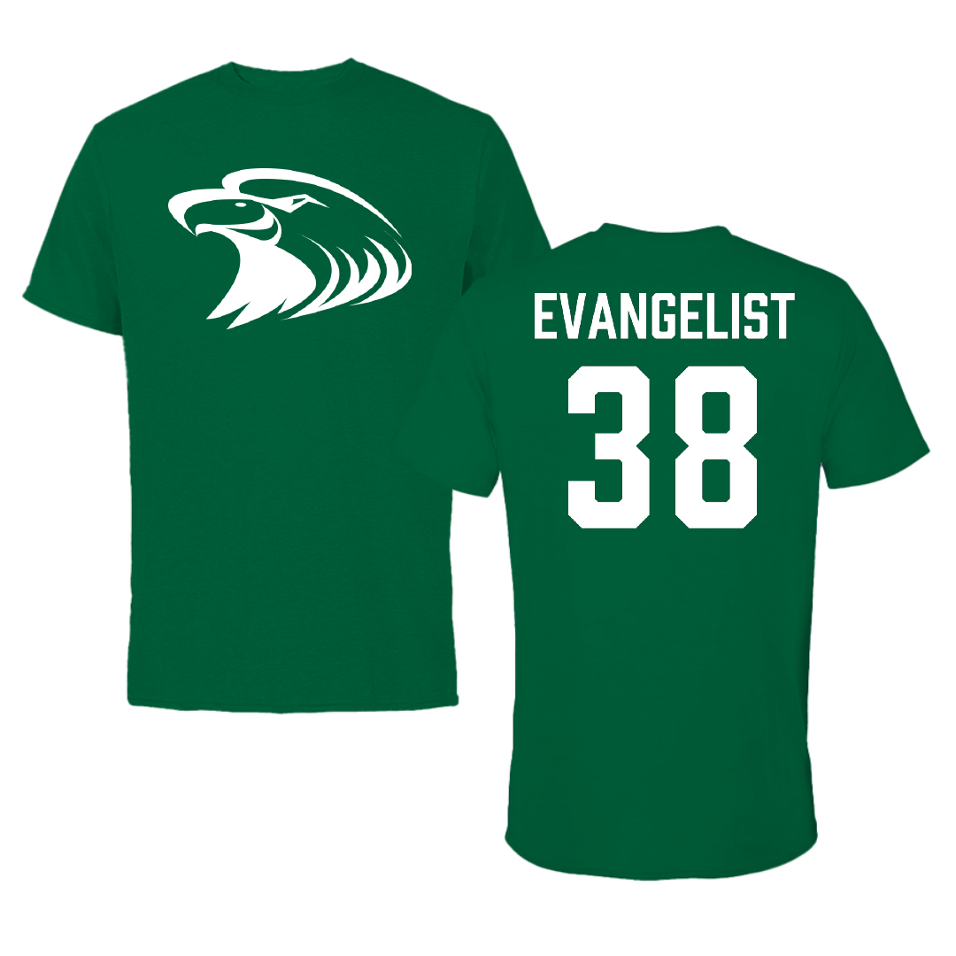 Central Methodist University Football Green Tee - #38 Carson Evangelist