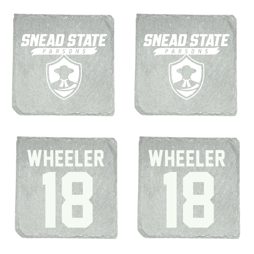 Snead State Community College Baseball Stone Coaster (4 Pack)  - #18 Satchel Wheeler