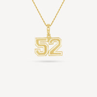 Gold Presidents Pendant and Chain - #52 Julius Hiley