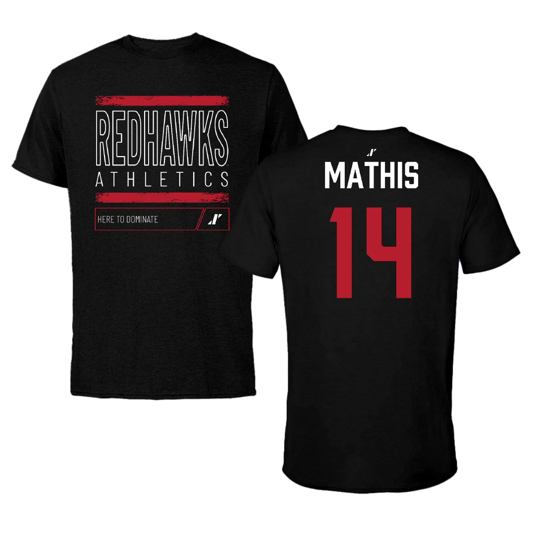 Miami University (Ohio) Softball Black Dominate Tee - #14 Leila Mathis