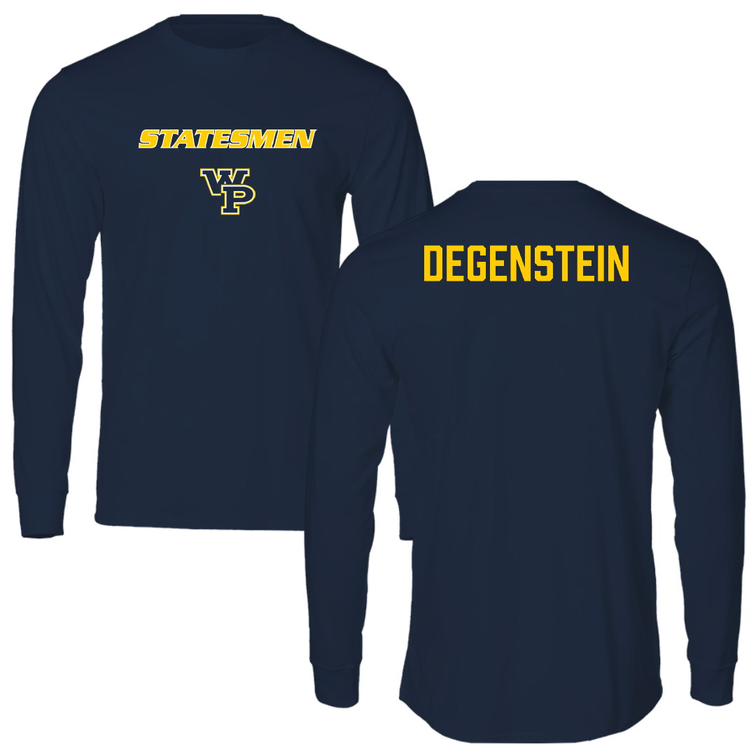 William Penn University Bowling (W) Navy Performance Long Sleeve - Alaina Degenstein