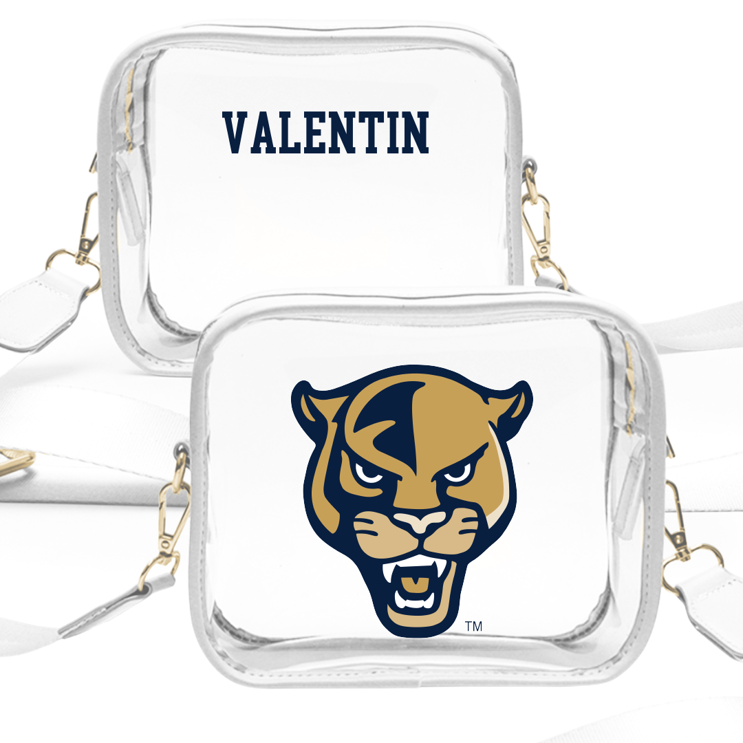 Florida International University TF and XC White Clear Stadium Bag - Michaelle Valentin