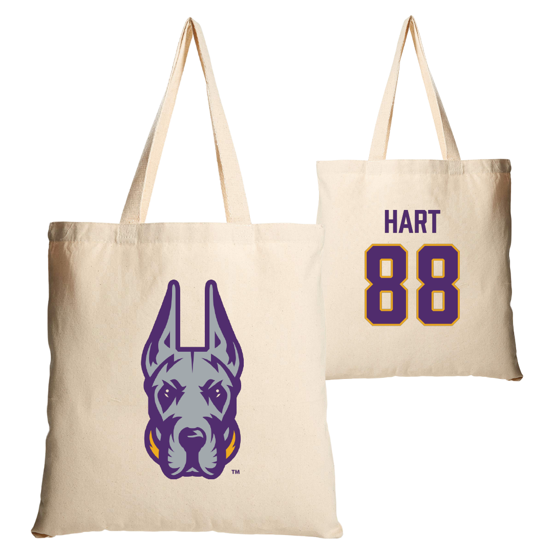 University at Albany Soccer Tan Canvas Tote Bag - #88 Megan Hart