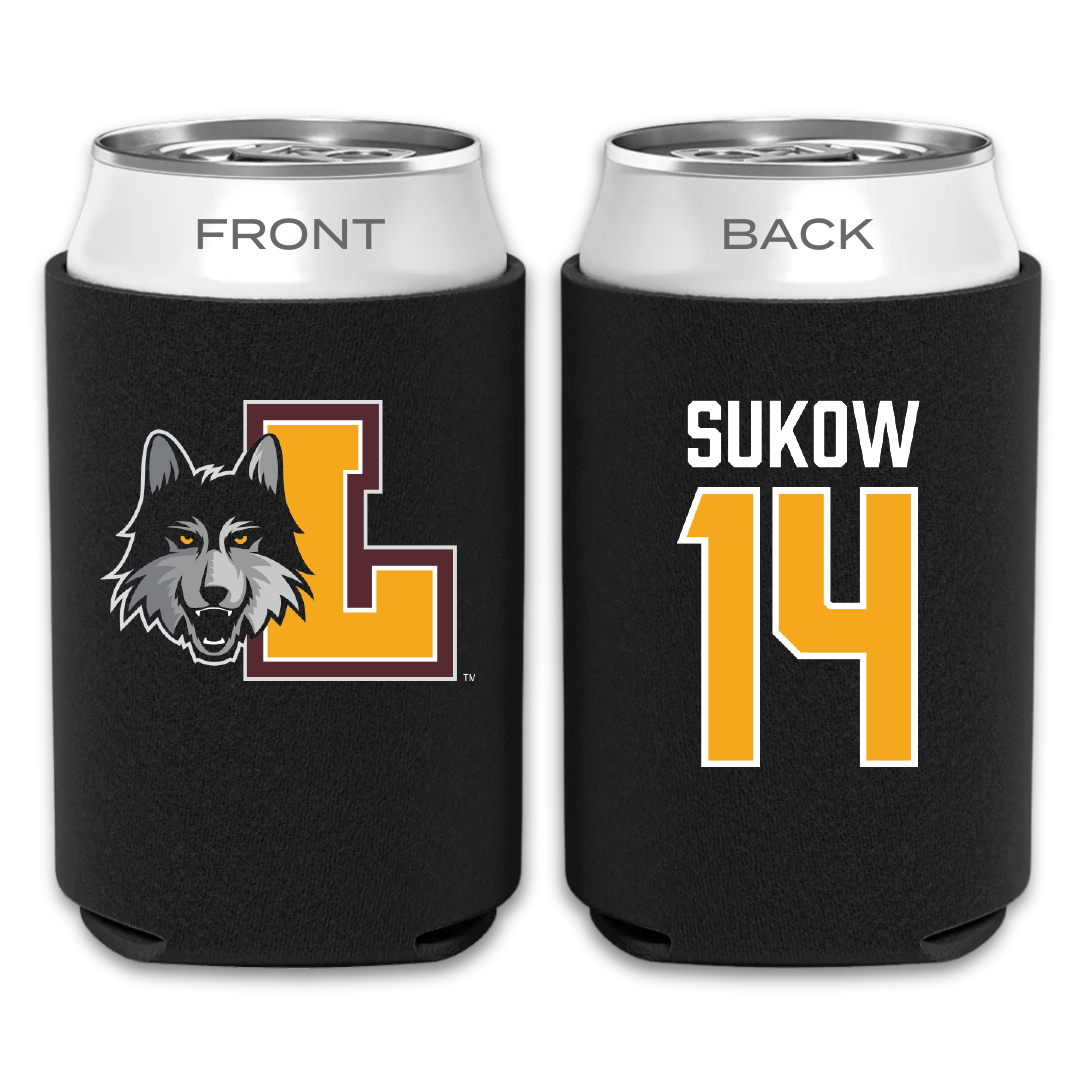 Loyola University-Chicago Soccer Black Can Cooler - #14 Jason Sukow