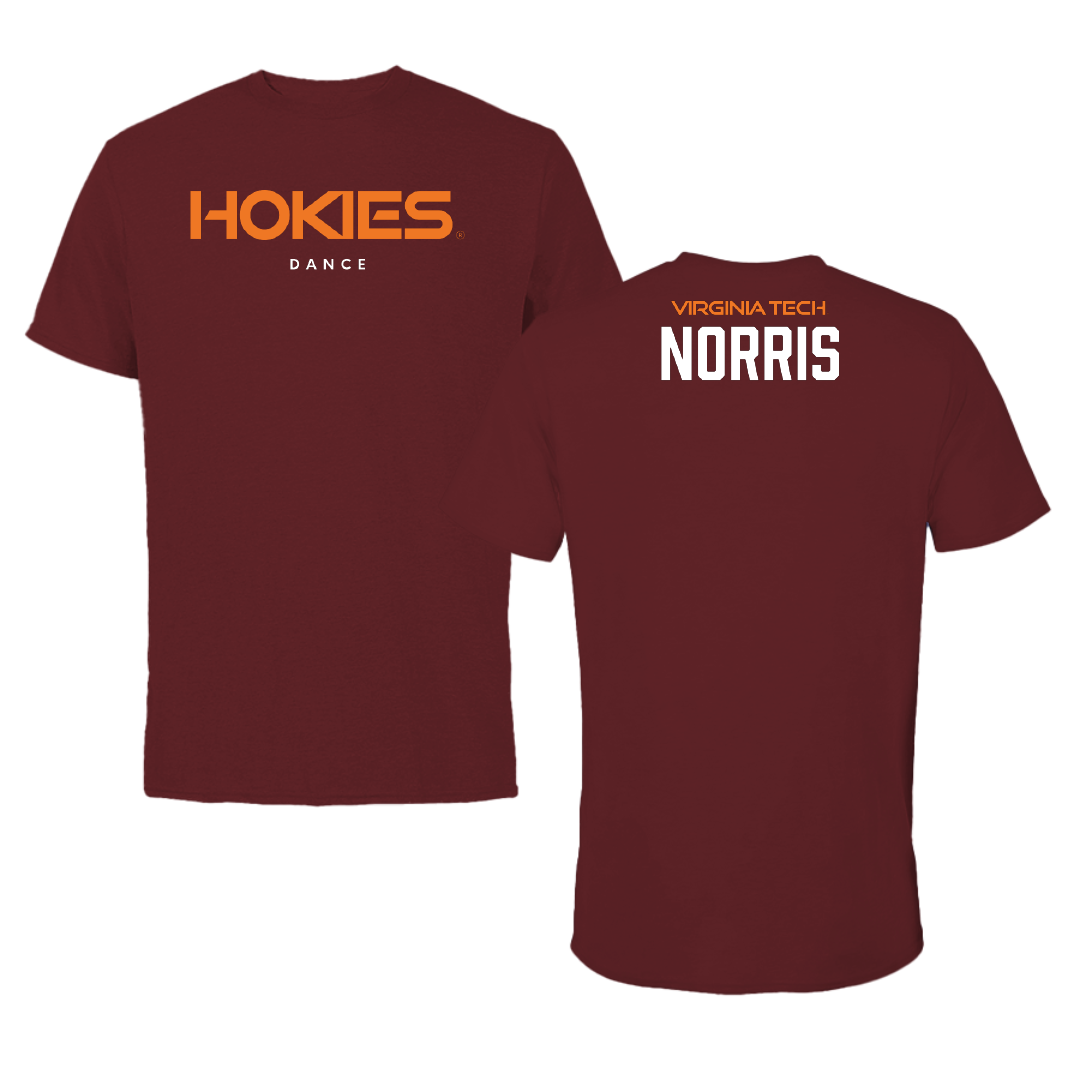 Virginia Tech Dance Maroon Tee - Brookelyn Norris