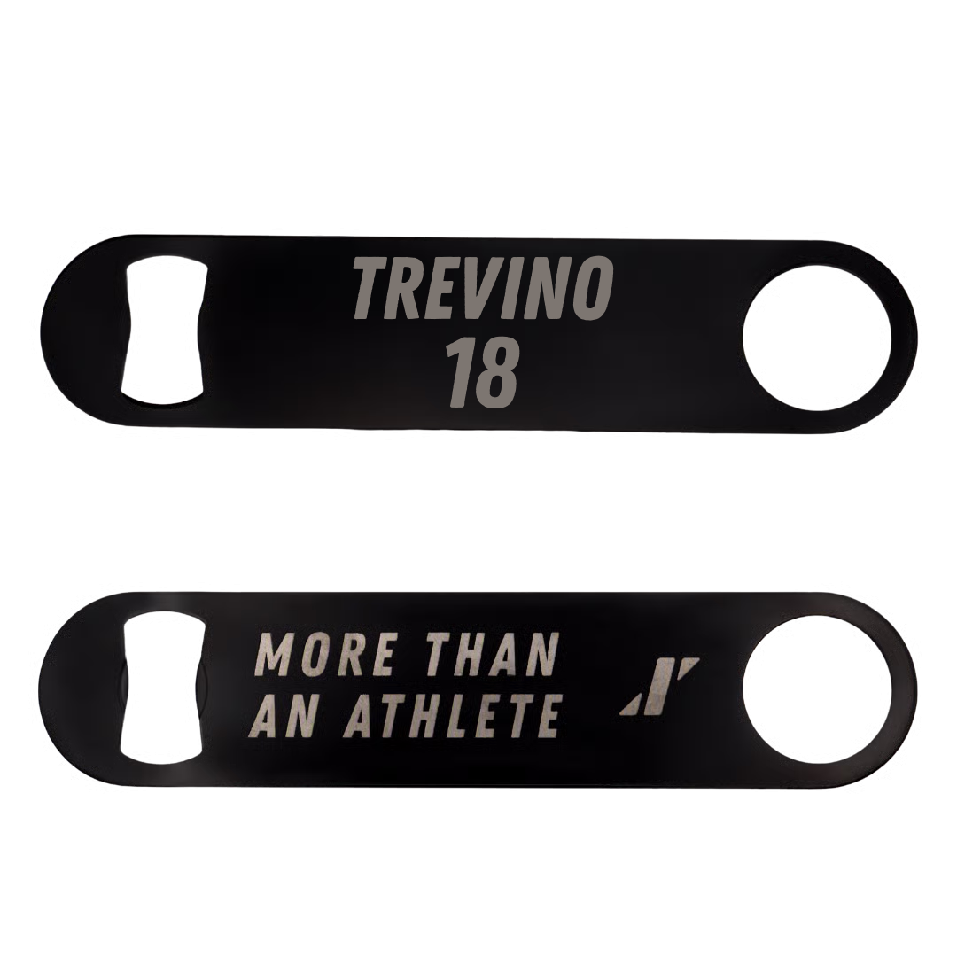 Baseball Black Bottle Opener - #18 Francisco Trevino
