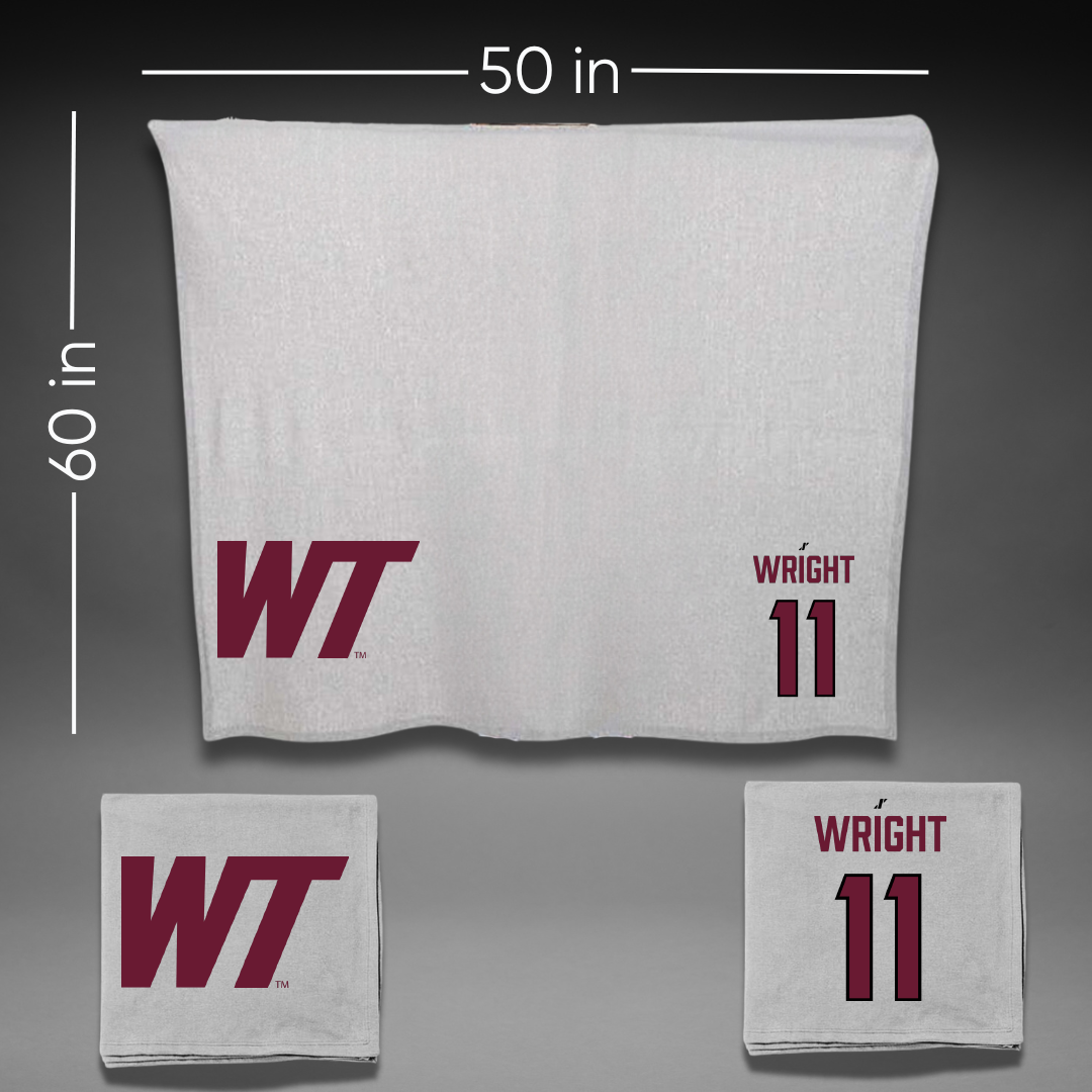 West Texas A&M University Soccer (M) Gray Blanket - #11 Joe Wright