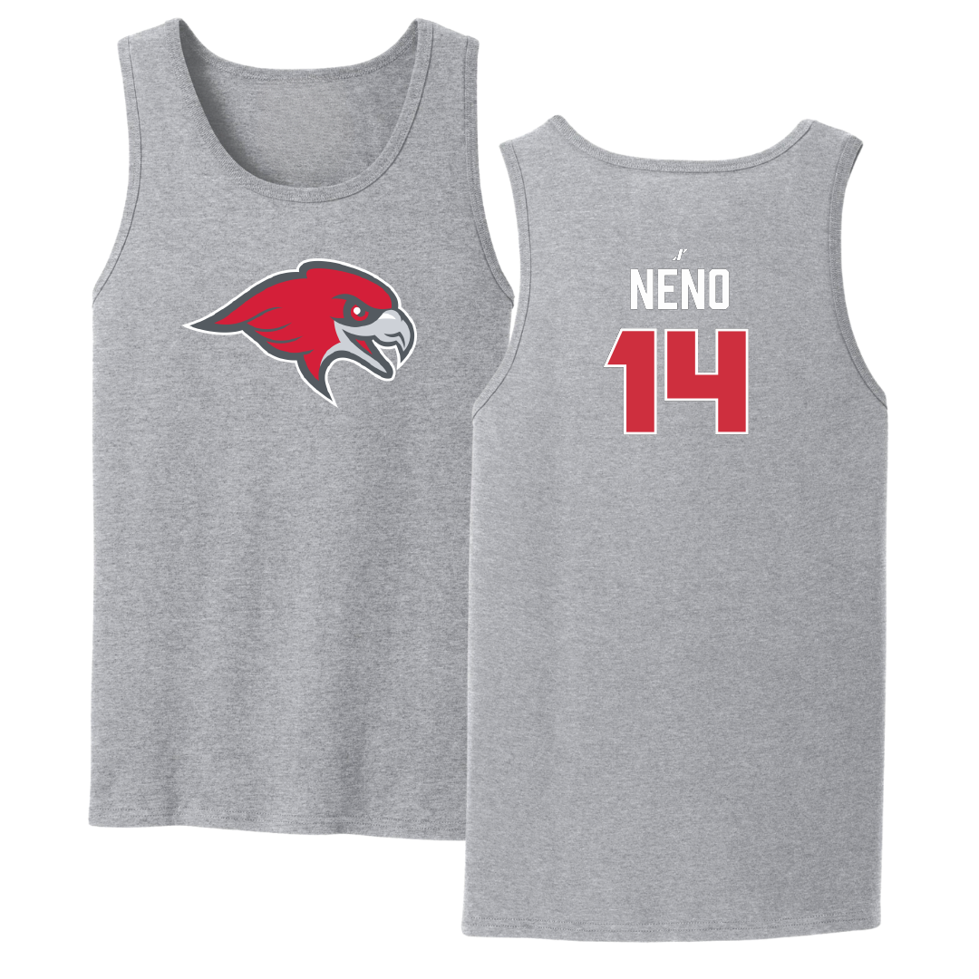 Montclair State University Soccer (M) Sport Gray Tank Top - #14 Logan Neno