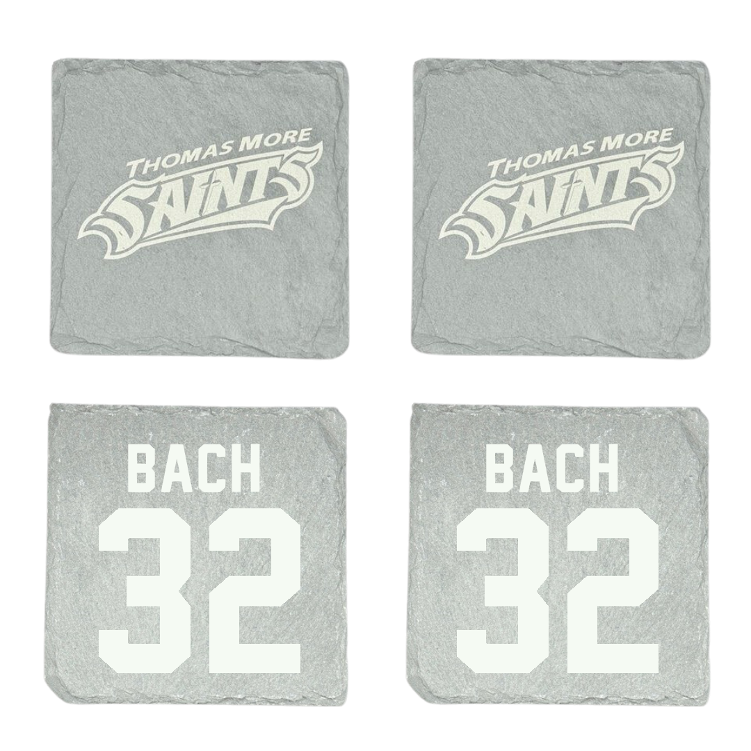 Thomas More University Baseball Stone Coaster (4 Pack)  - #32 Keeton Bach
