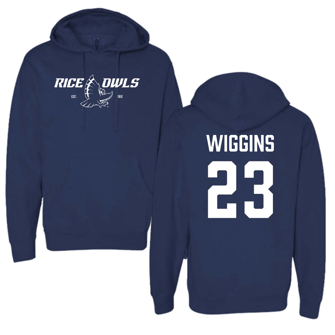 Rice University Baseball Navy General Hoodie - #23 Tanner Wiggins