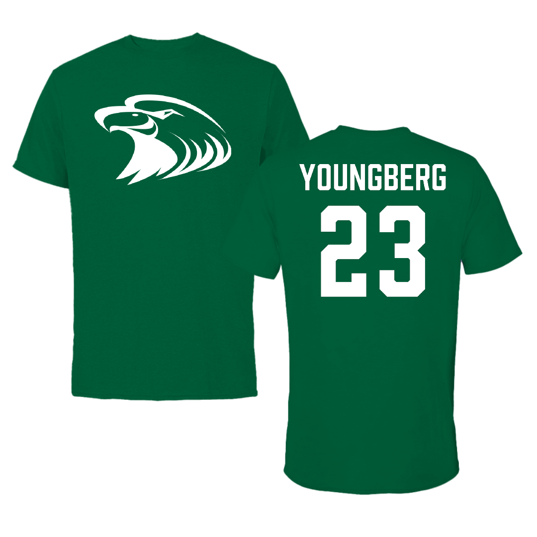 Central Methodist University Soccer (M) Green Performance Tee - #23 Brayden Youngberg