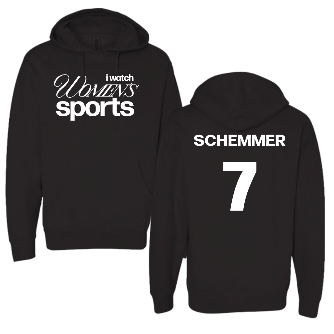 Syracuse University Softball Black WHM Hoodie - #7 Peyton Schemmer