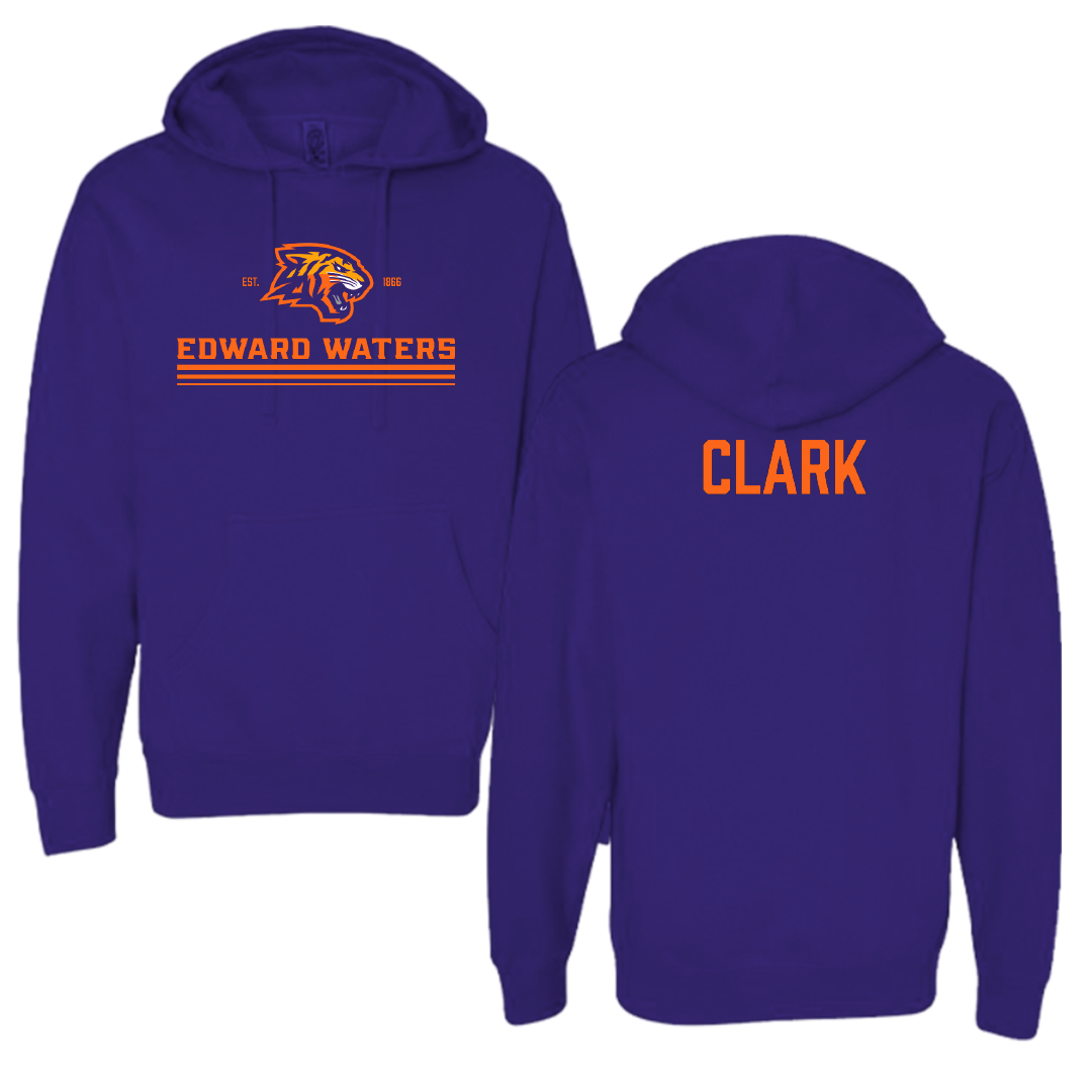 Edward Waters University Baseball Purple General Hoodie - Kam Clark