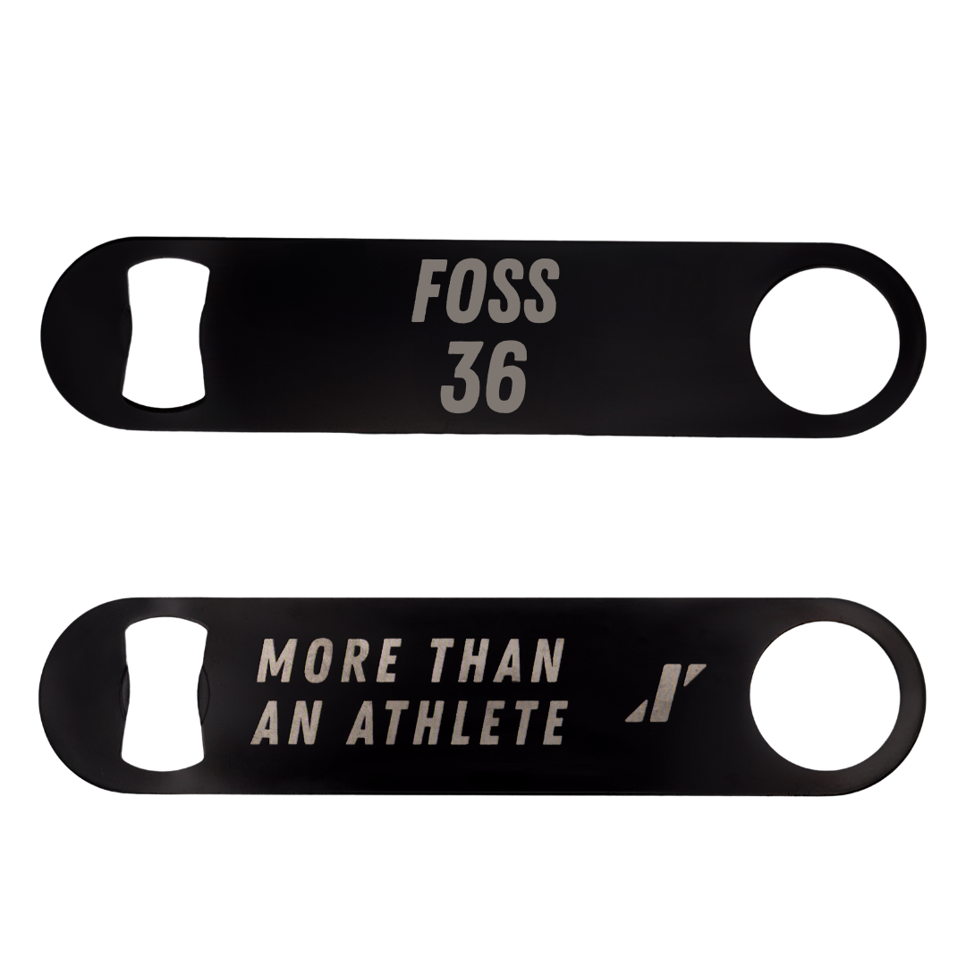 Brigham Young University Baseball Black Bottle Opener - #36 Carter Foss