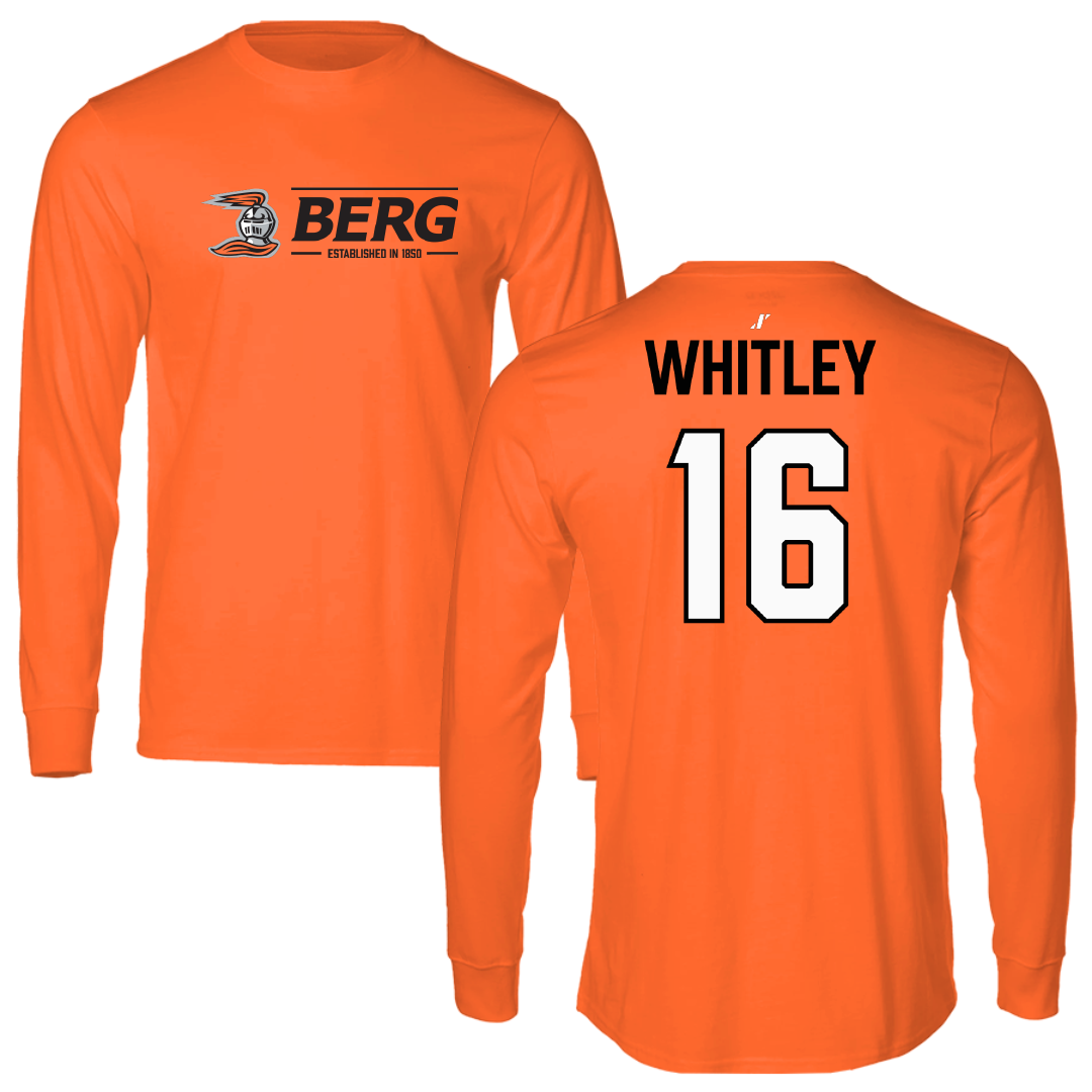 Heidelberg University Softball Orange General Long Sleeve - #16 Kayla Whitley