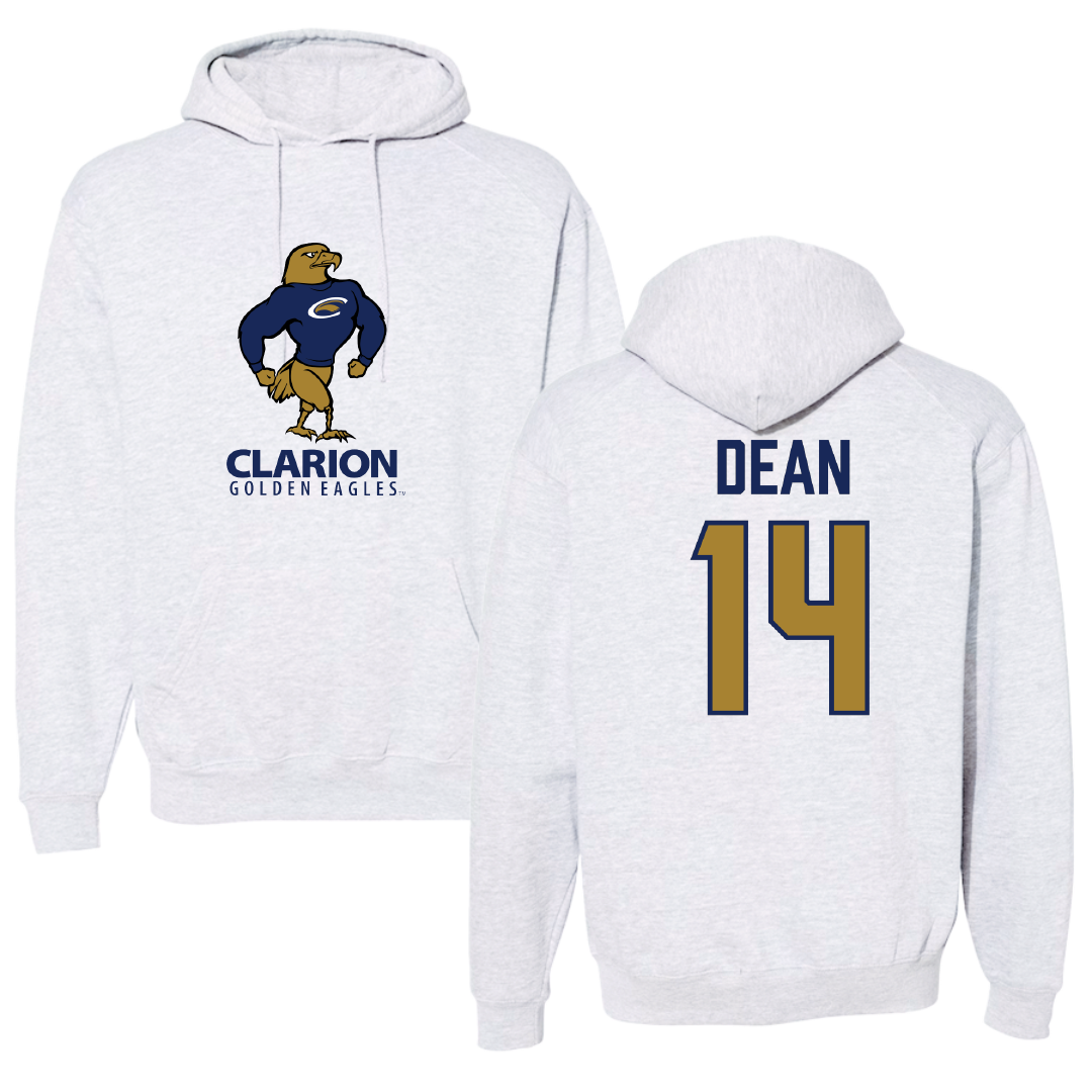 PennWest Clarion Baseball Light Gray Hoodie - #14 Will Dean