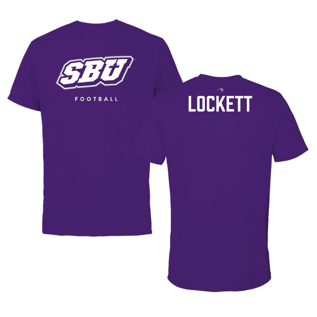 Southwest Baptist University Football Team Purple Performance Tee - Jayln Lockett