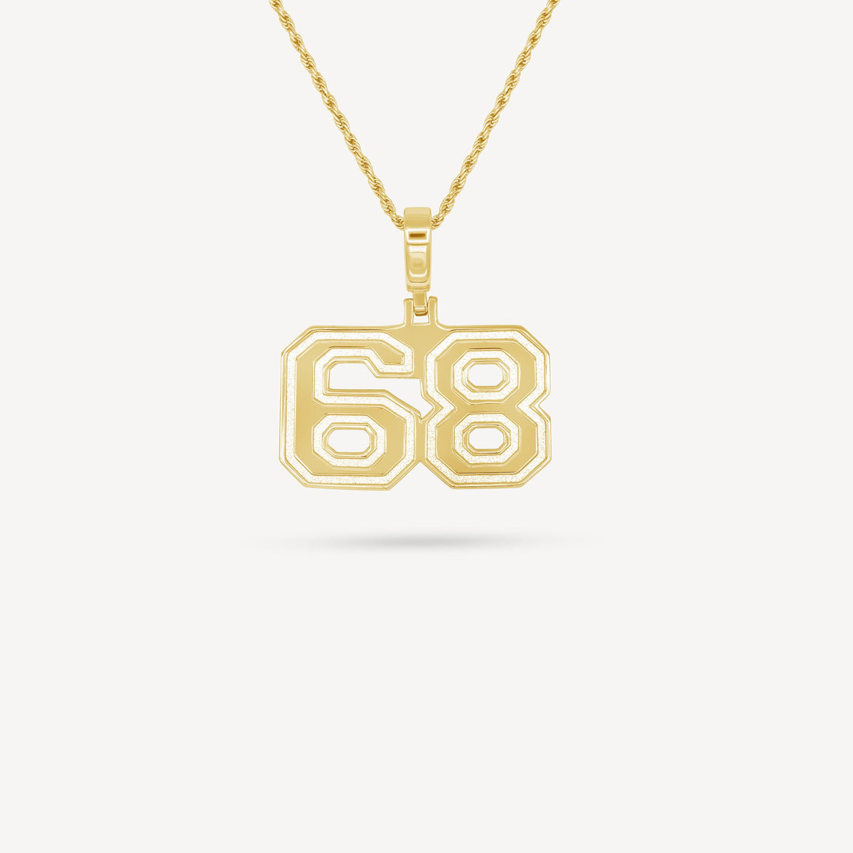 Gold Presidents Pendant and Chain - #68 Devin McDaniels