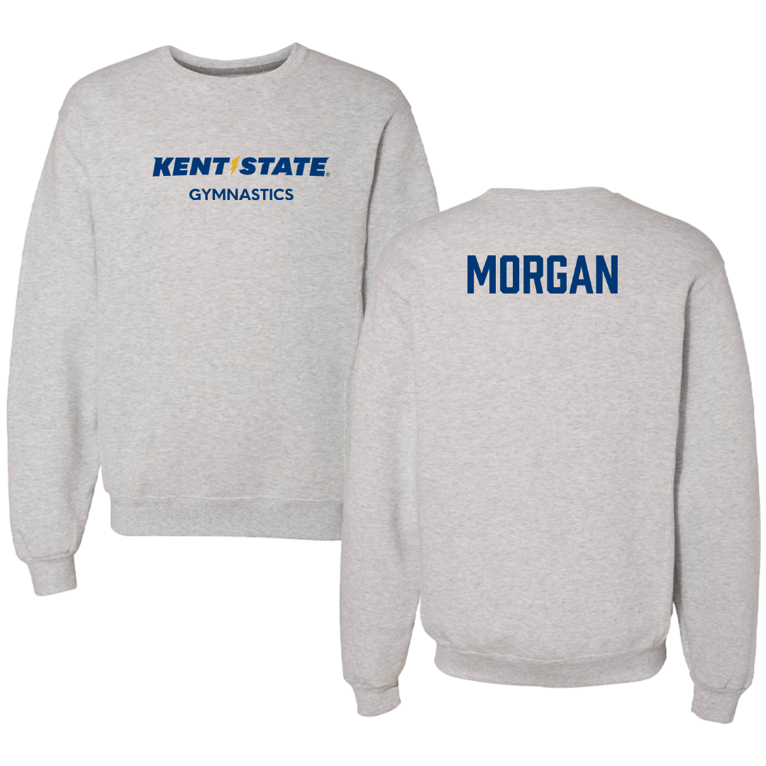 Kent State University Gymnastics (W) Light Gray Crewneck - Ashley Morgan