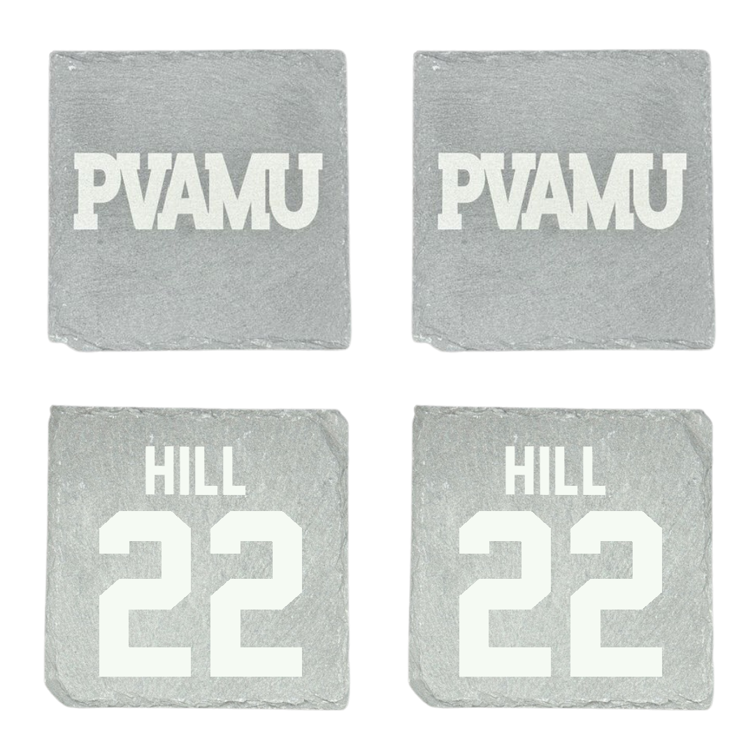 Prairie View A&M University Volleyball Stone Coaster (4 Pack)  - #22 D'Mya Hill
