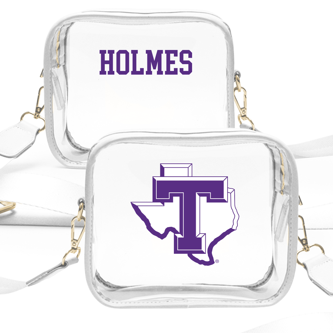 Tarleton State University TF and XC White Clear Stadium Bag - Emma Holmes