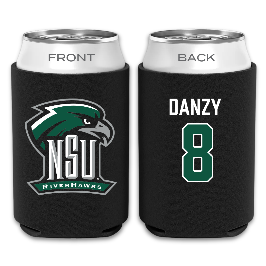 Northeastern State University Football Black Can Cooler - #8 Braylen Danzy