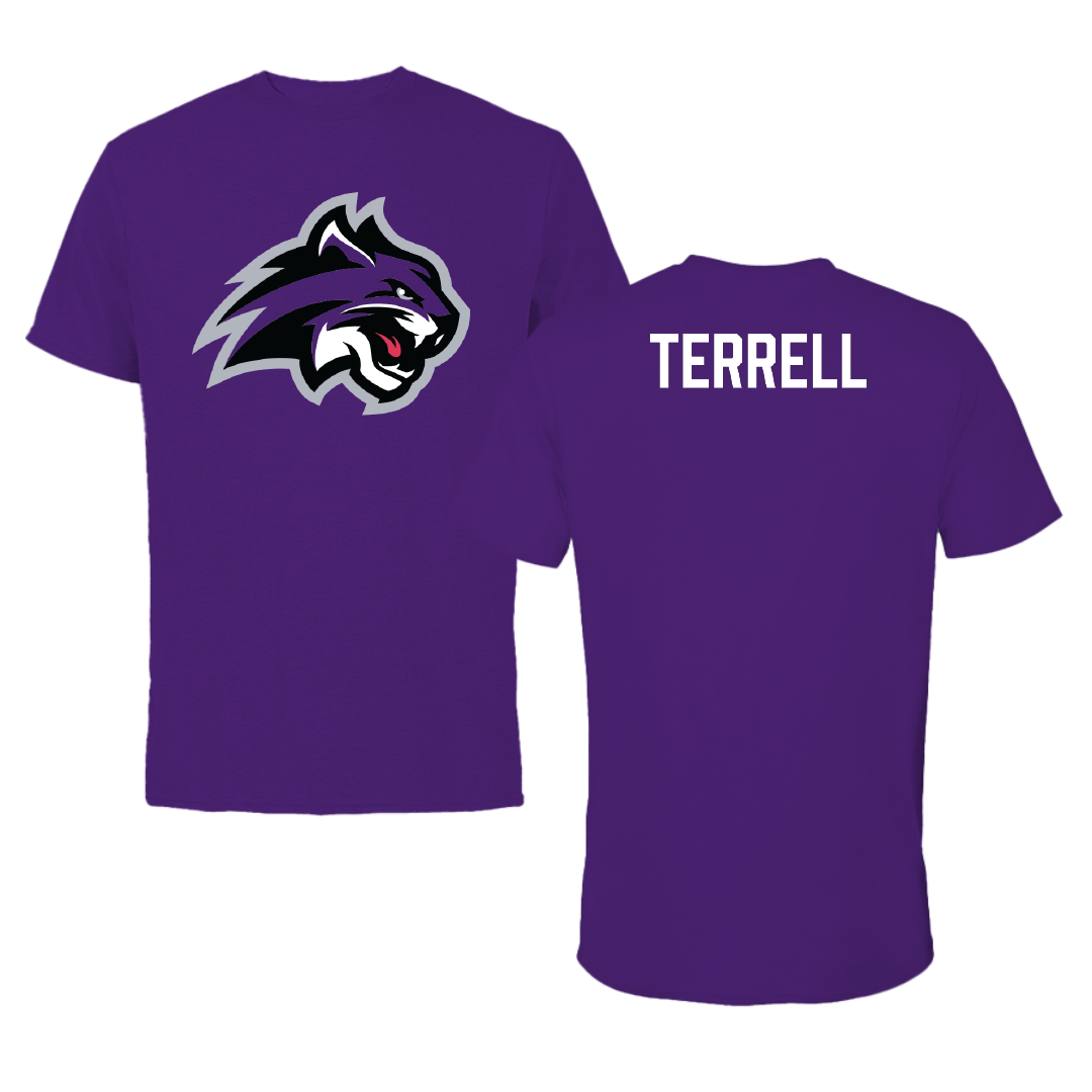 Wiley University TF and XC Purple Tee - Javori Terrell