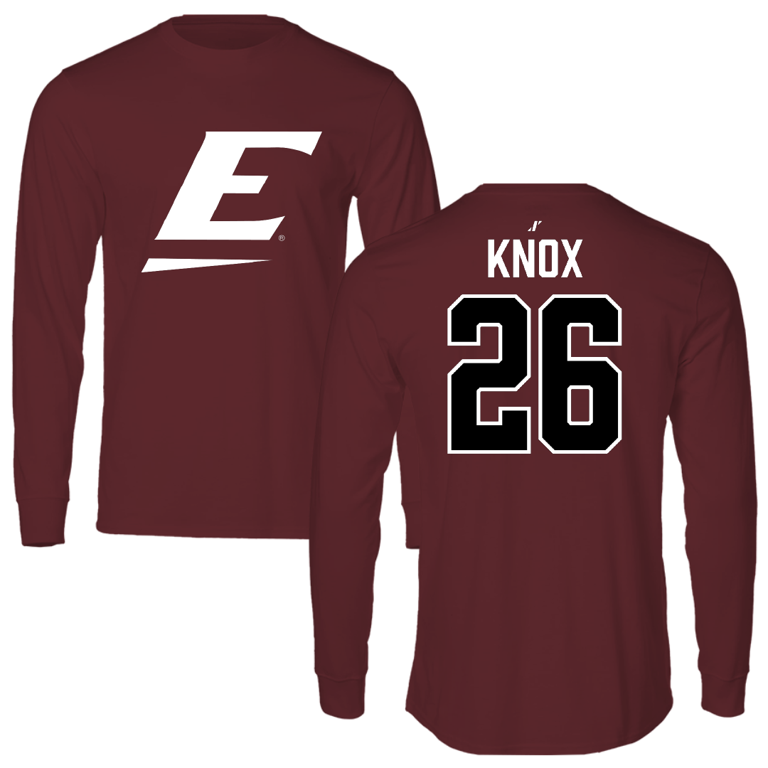 Eastern Kentucky University Softball Maroon Long Sleeve - #26 Reese Knox