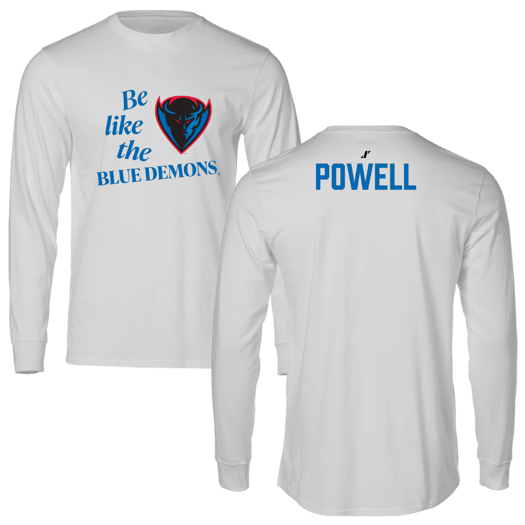 DePaul University Golf (W) Light Gray Be Like Us Long Sleeve - Brianna Powell