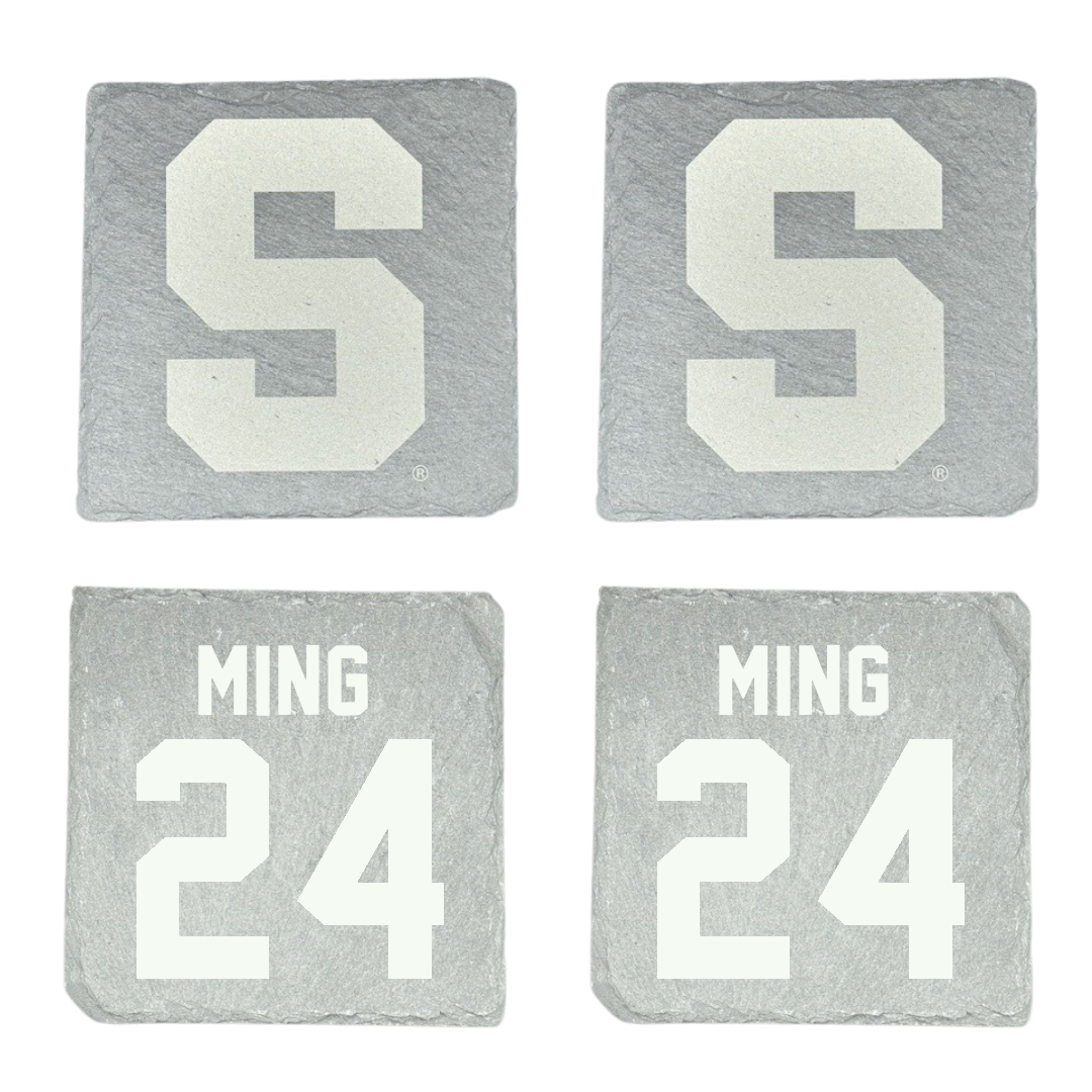 Syracuse University Soccer Stone Coaster (4 Pack)  - #24 Sachiel Ming