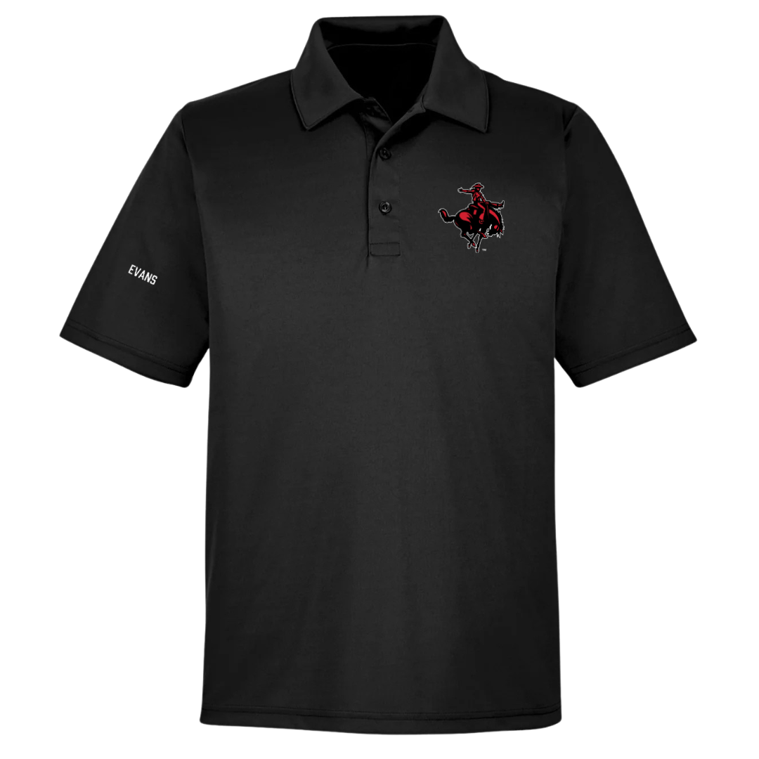 Northwestern Oklahoma State University Cheer Black Polo - Decymber Evans