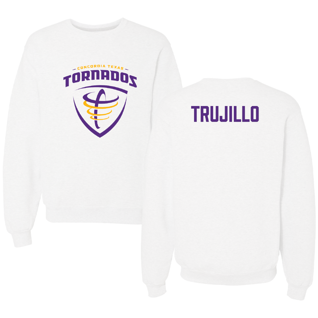 Concordia University (Texas) Golf (W) White Crewneck - Reese Trujillo