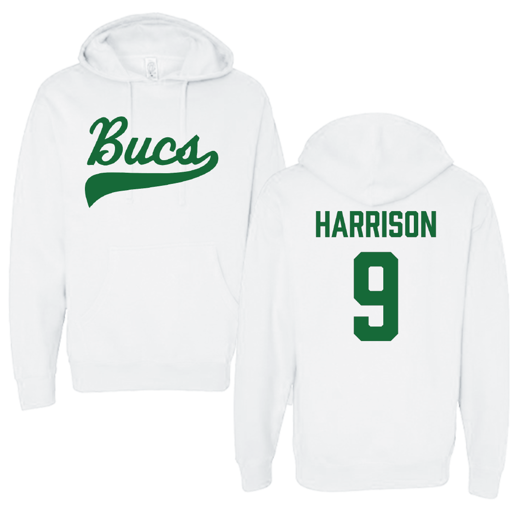 Shelton State Community College Baseball White Hoodie - #9 Will Harrison