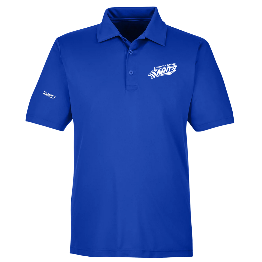 Thomas More University Football Blue Polo - Jaxon Ramsey