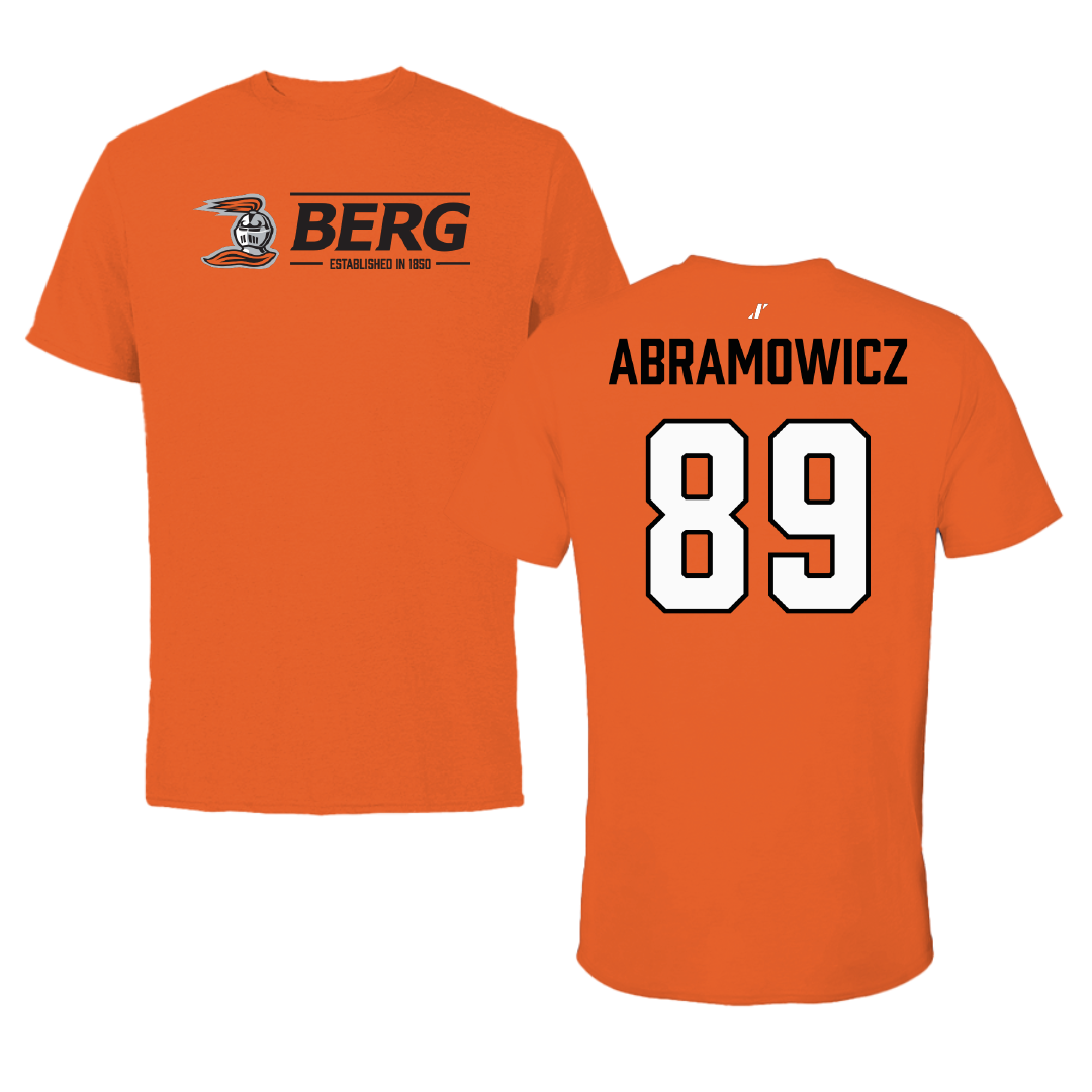 Heidelberg University Football Orange General Tee - #89 Nash Abramowicz
