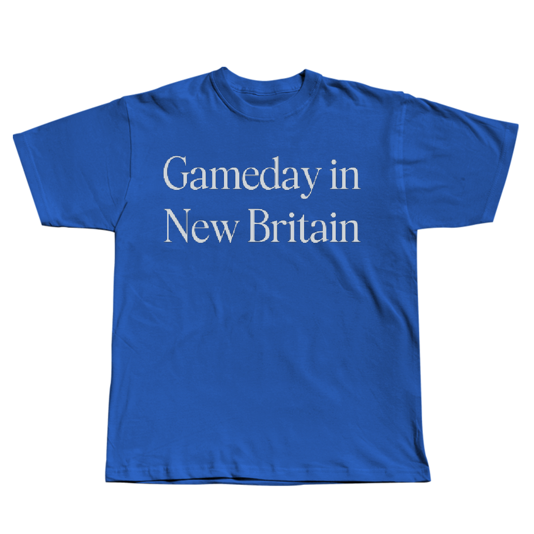 Central Connecticut State University Volleyball (W) Blue Gameday Tee - #17 Kylee Baranski