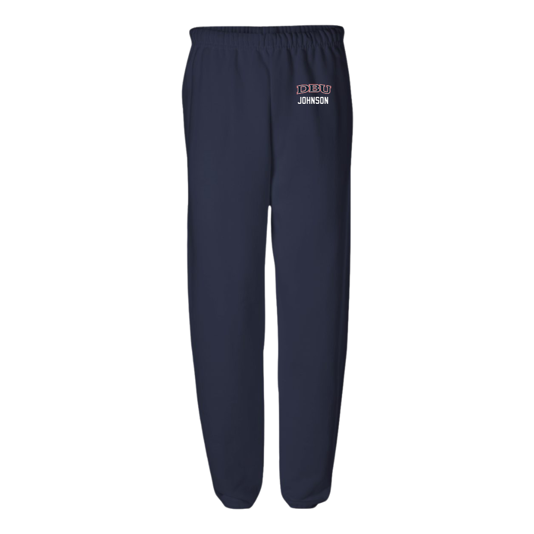 Dallas Baptist University TF and XC Navy Sweatpants - Cailey Johnson