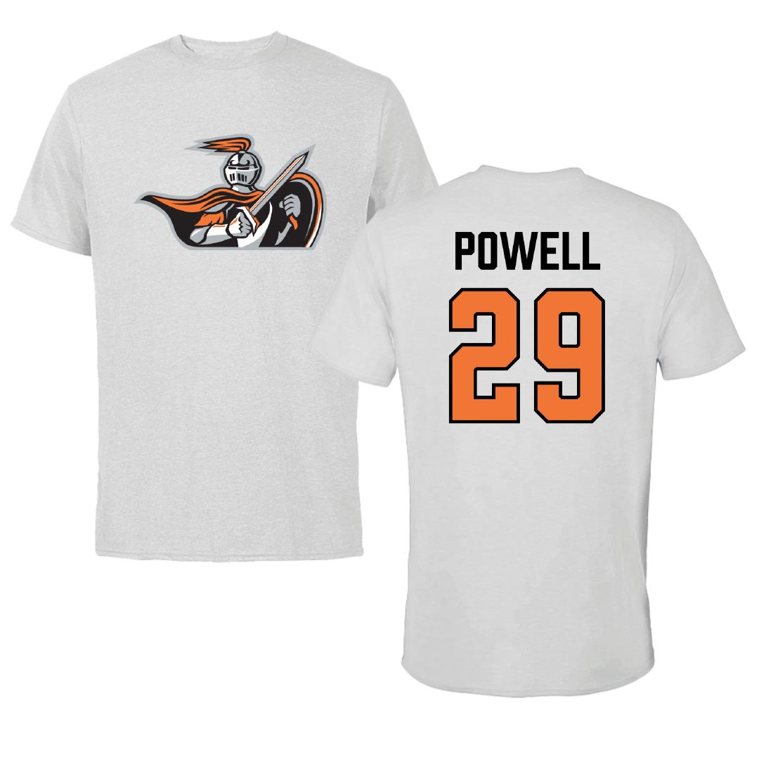 Heidelberg University Soccer (W) Light Gray Performance Tee - #29 Yaniah Powell