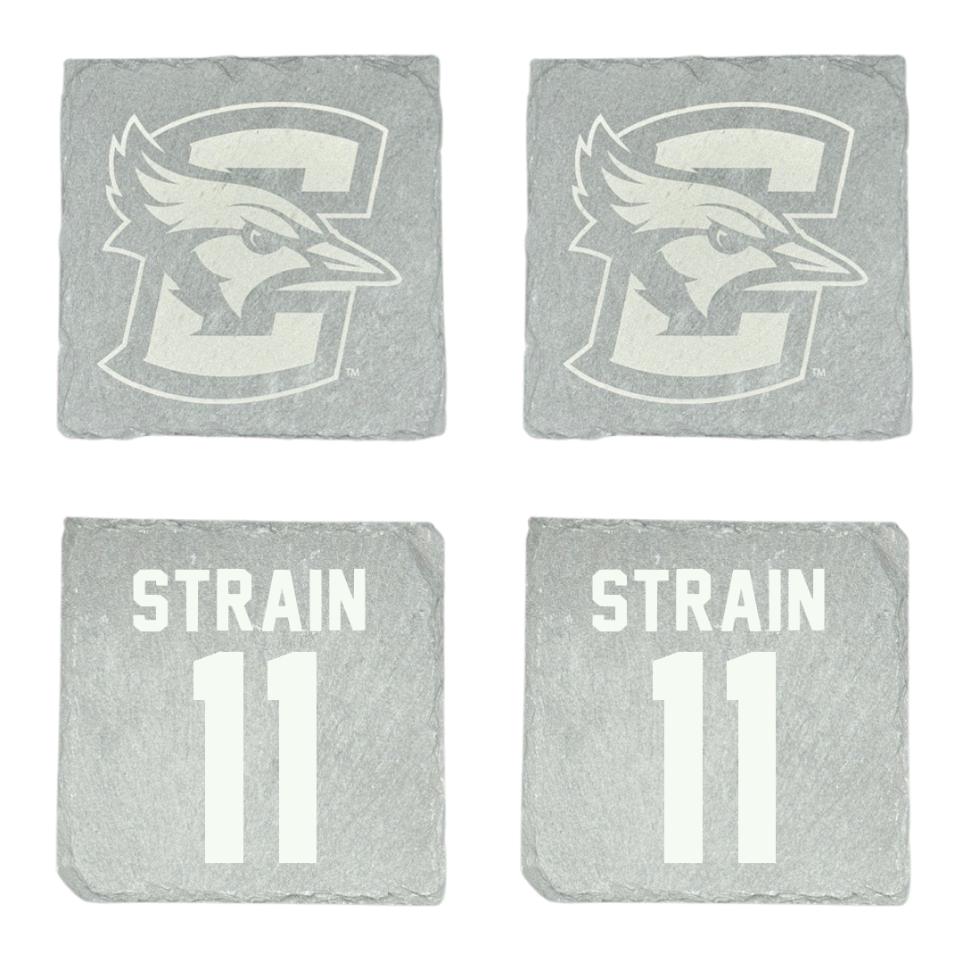 Creighton University Volleyball Stone Coaster (4 Pack)  - #11 Emersen Strain