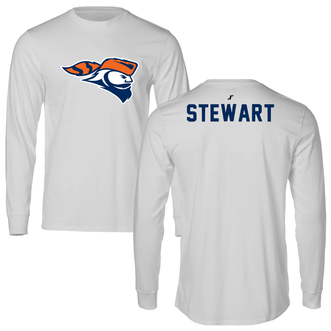 Carroll University Cheer Light Gray Performance Long Sleeve - Kristina Stewart