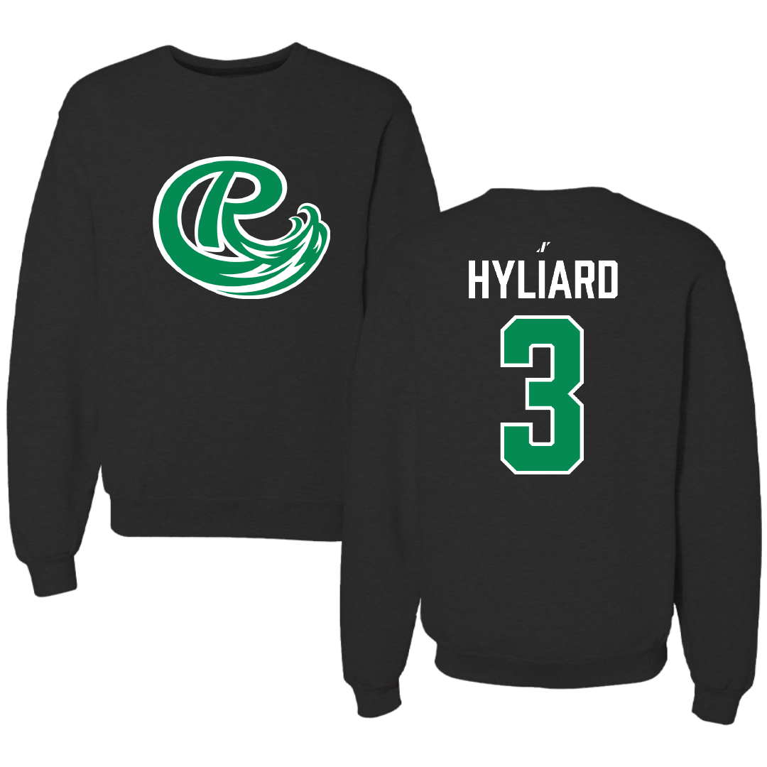Roosevelt University Softball Black Crewneck - #3 Reyna Hyliard