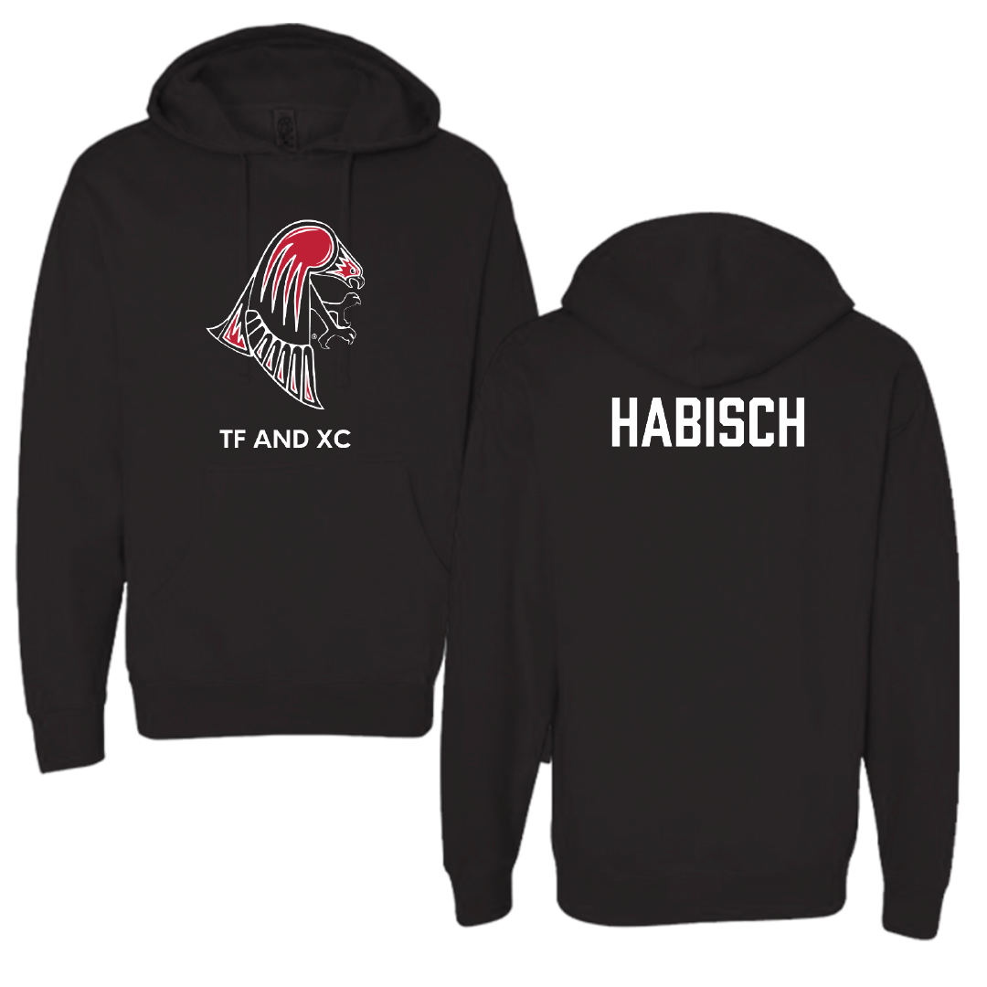 University of Wisconsin-River Falls TF and XC Black Hoodie - Zane Habisch