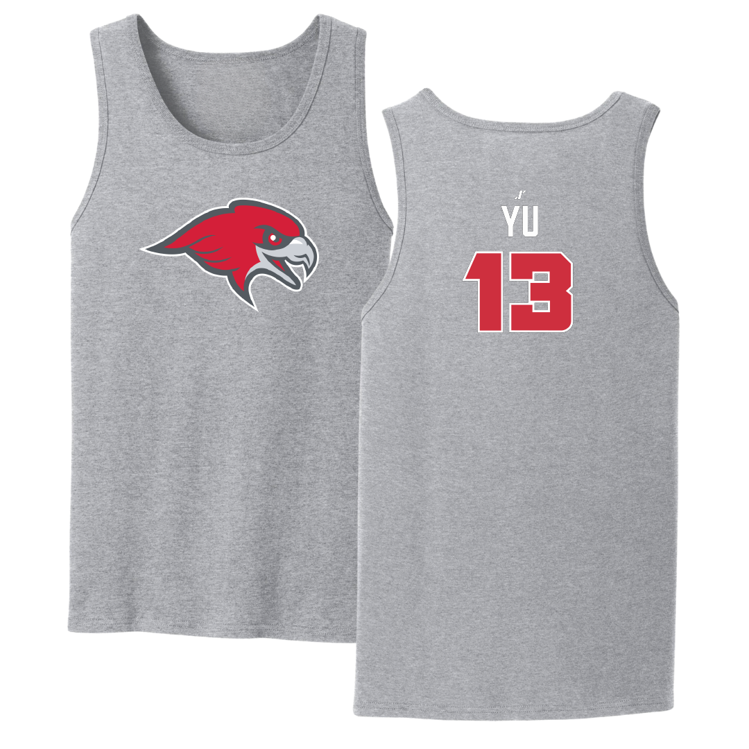Montclair State University Basketball (M) Sport Gray Tank Top - #13 Bryan Yu