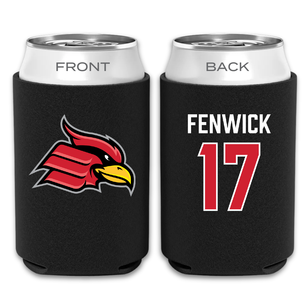 Wheeling University Baseball Black Can Cooler - #17 Mason Fenwick