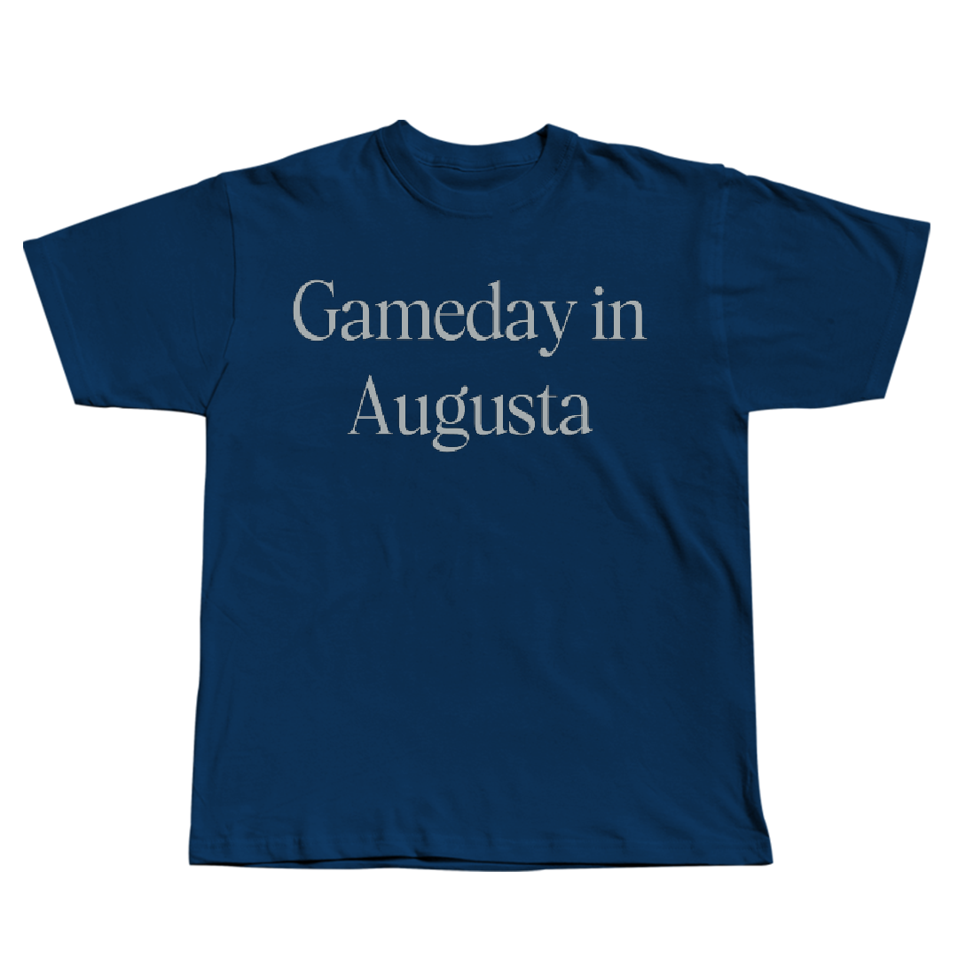Augusta University Baseball Navy Gameday Tee - #13 Michael Morrison